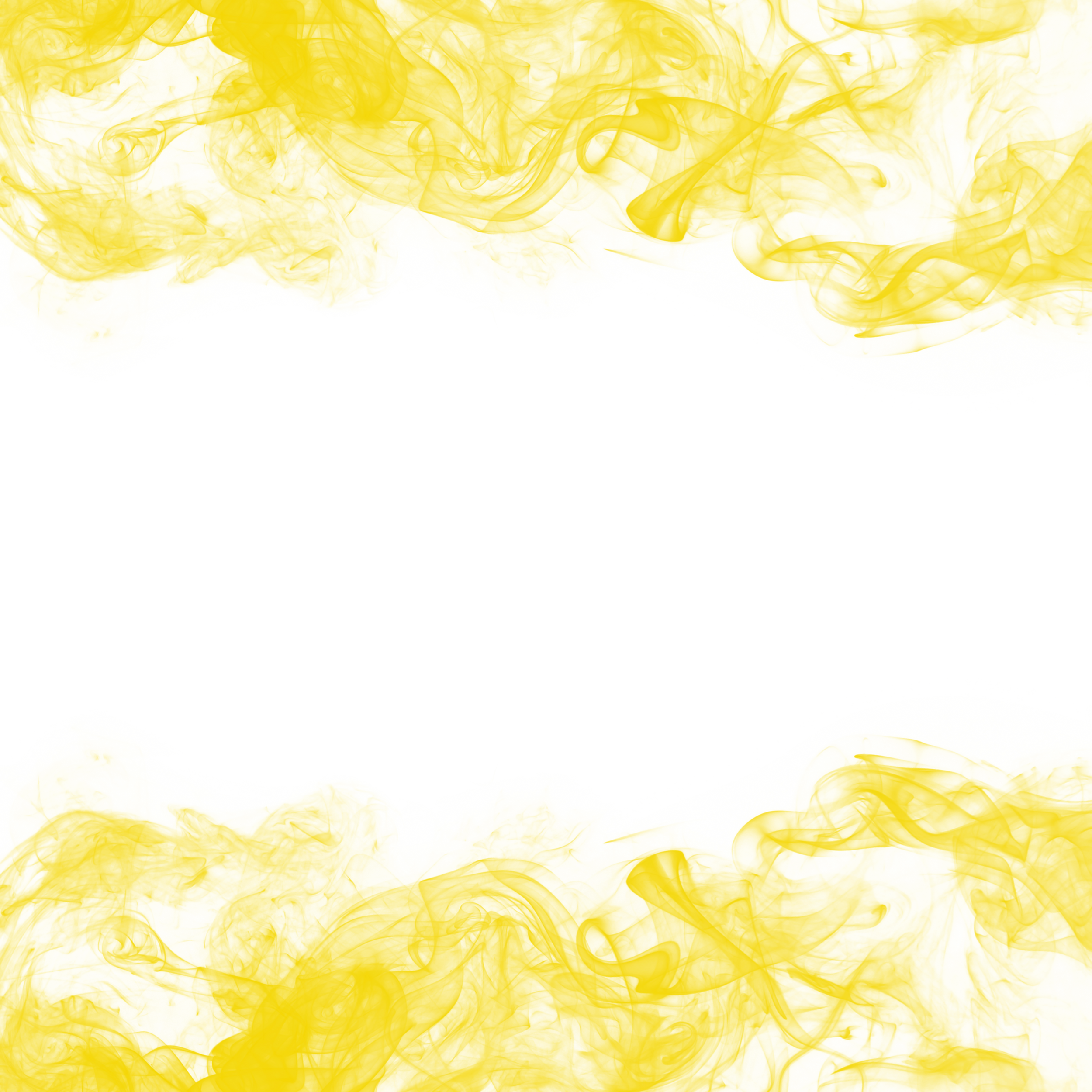 Abstract Yellow Smoke Frame